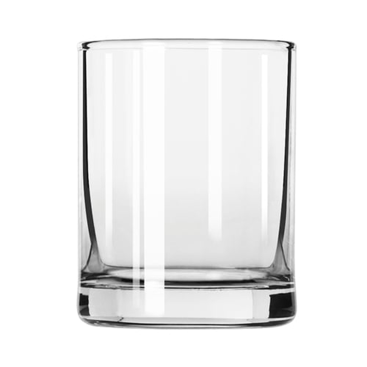 Libbey 2303 Lexington 3 oz. clear whiskey shot glass, short cylindrical form with thick base