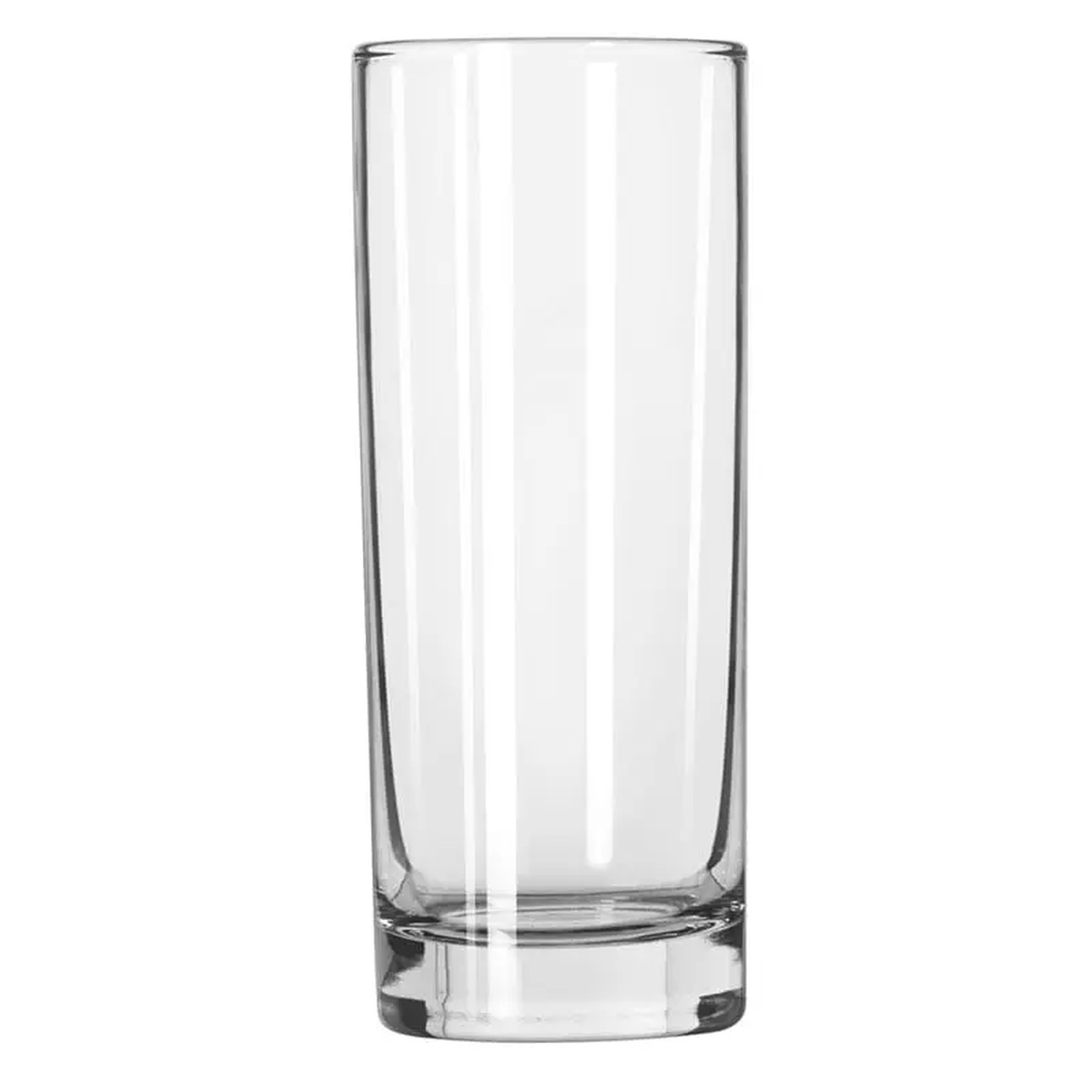 Libbey 2310 Lexington 10.5 oz. clear tall highball glass with straight sides and thick sham base