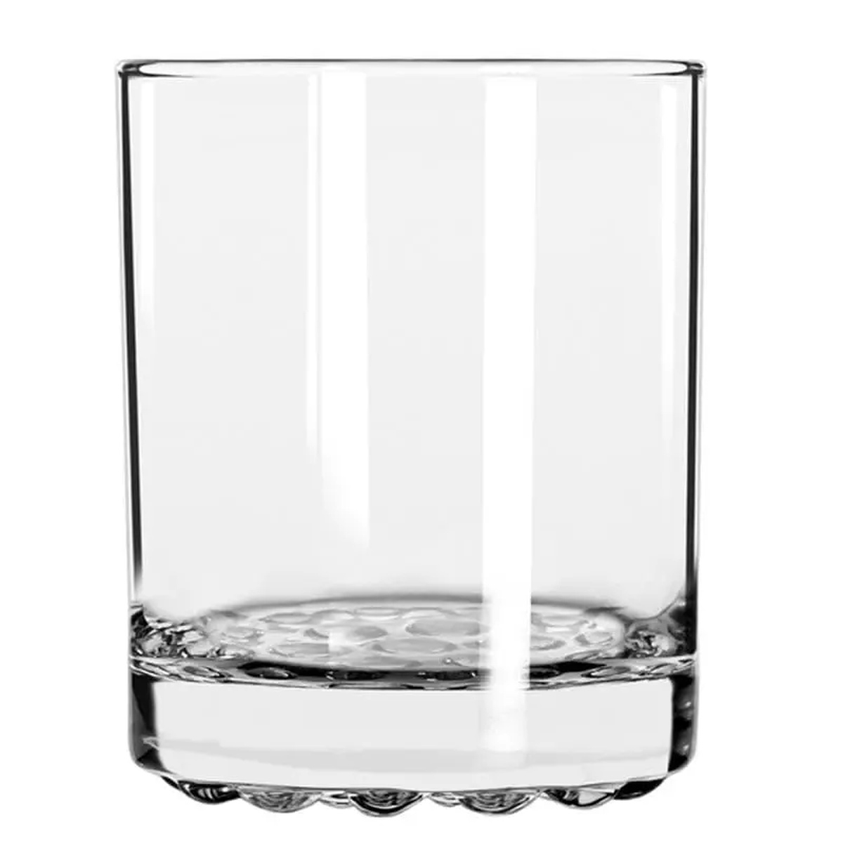 Libbey 23286 Nob Hill 7.75 oz clear old fashioned glass with textured bubble base