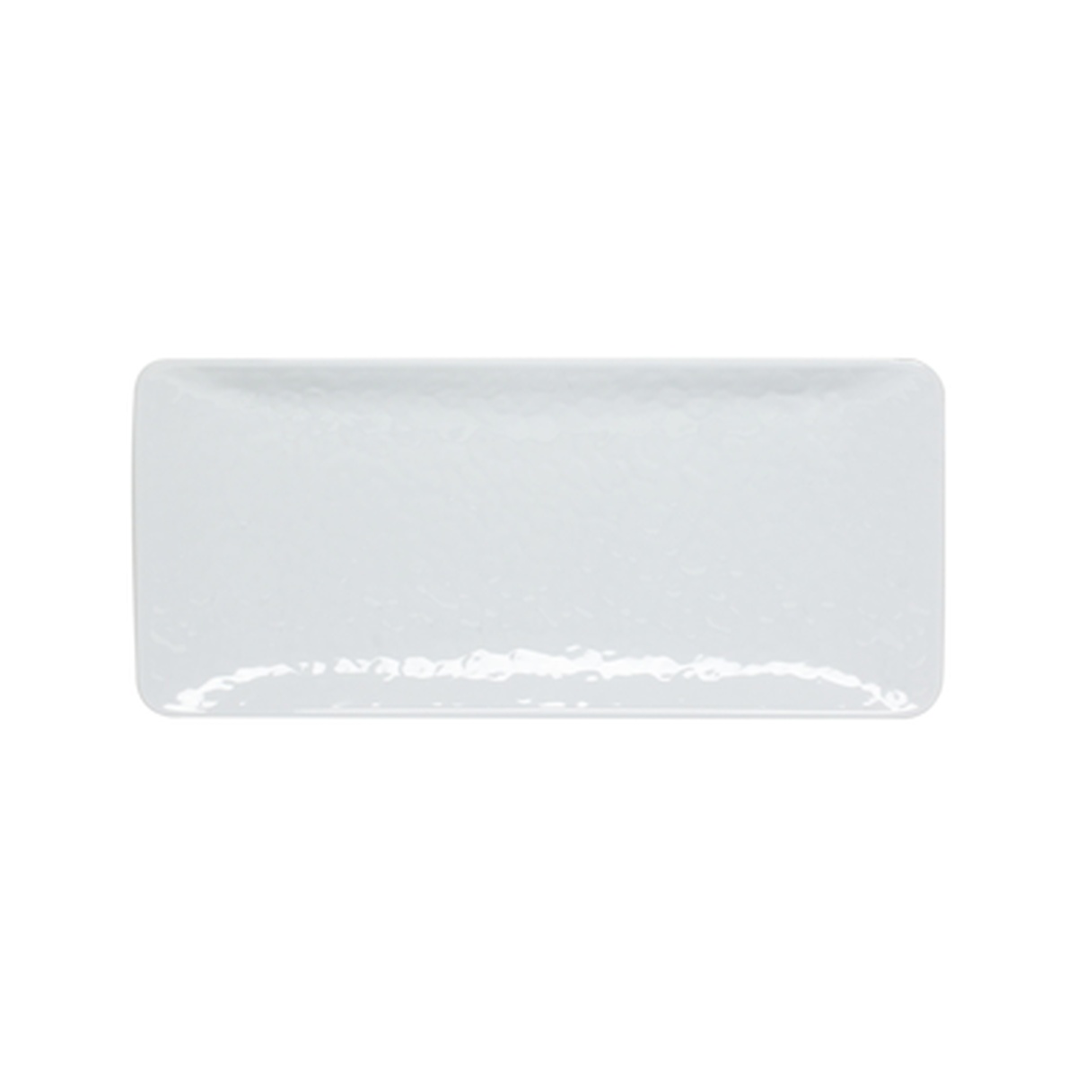 Thunder Group 24110WT white rectangular melamine plate, 11-1/4 inch by 5 inch
