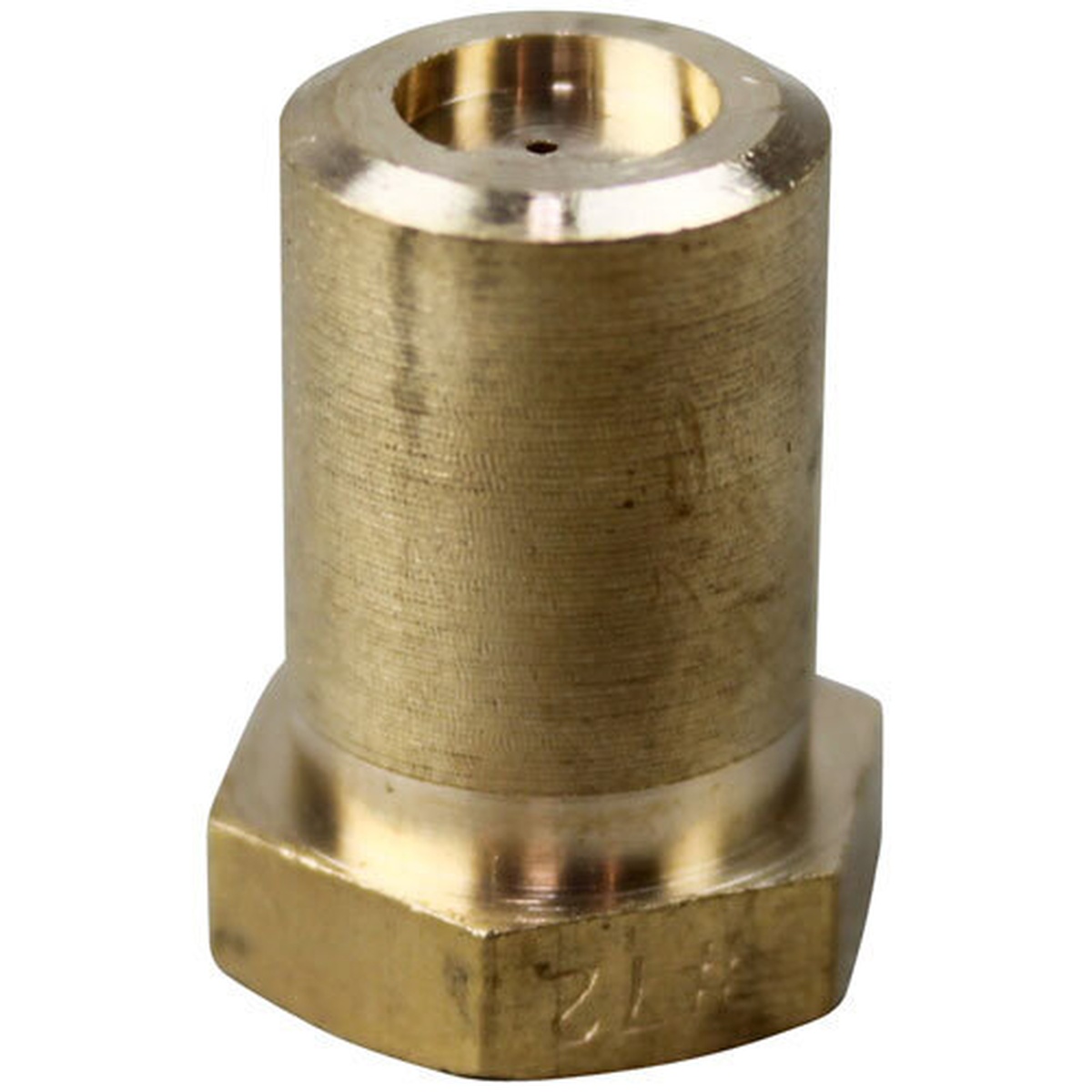 AllPoints 26-1780 brass burner orifice #56 with hex base and 3/8-27 threading