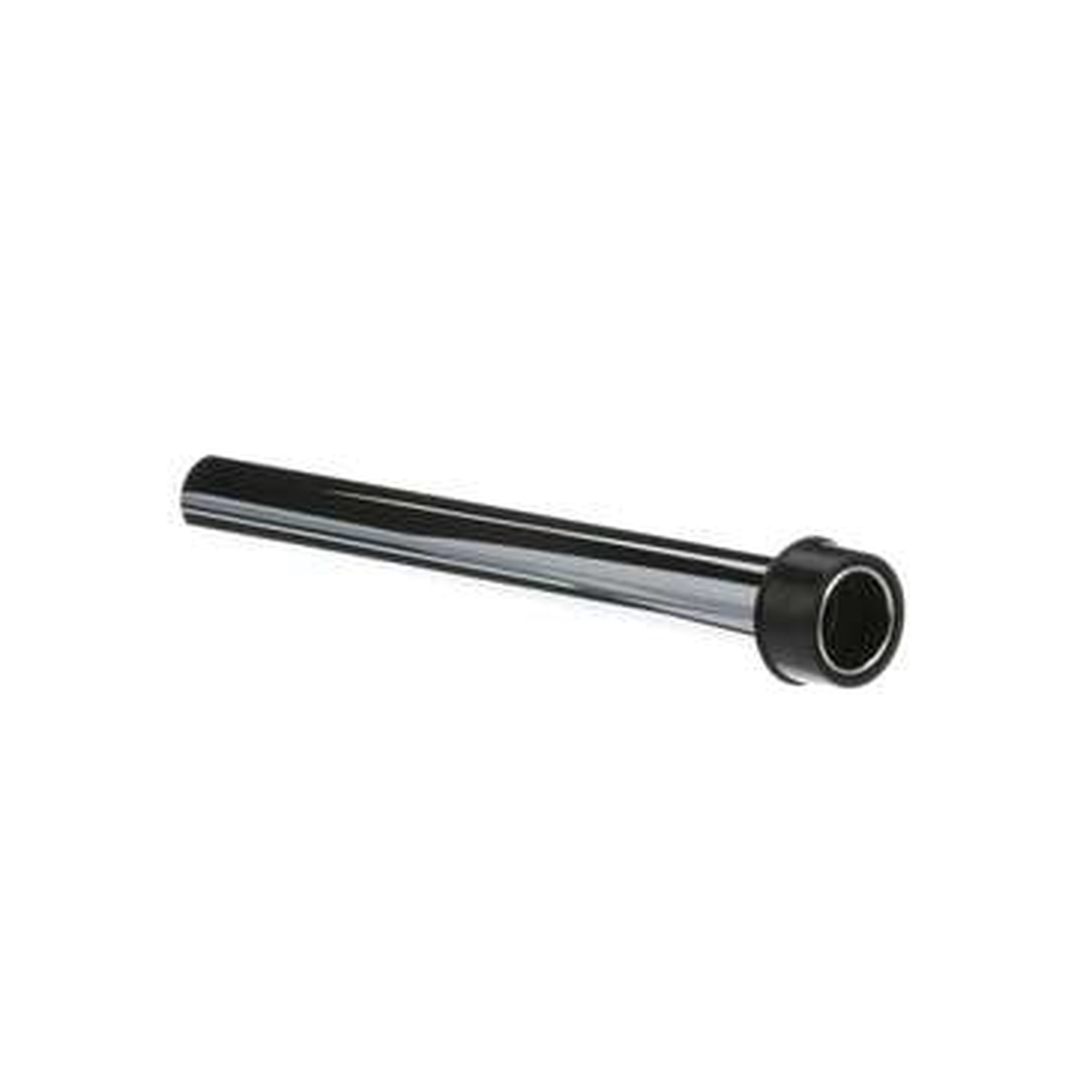 AllPoints 263192 nickel plated brass overflow tube, 12 inches tall with rubber seat end