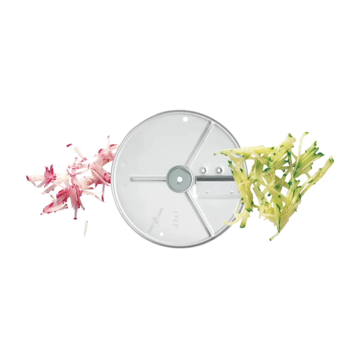 Julienne disc producing uniform vegetable strips
