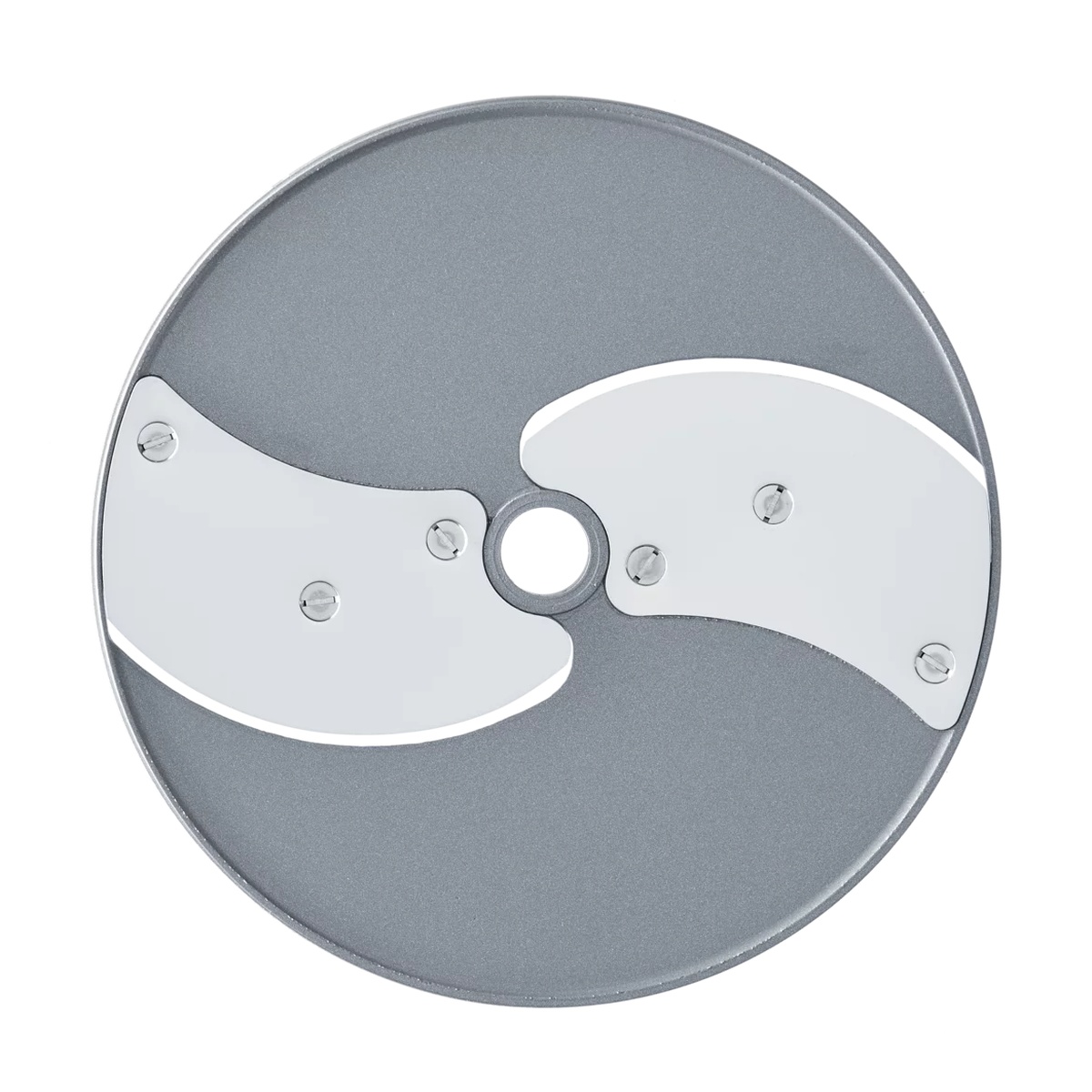 Robot Coupe 28062W slicing disc top view showing precision-sharpened blade