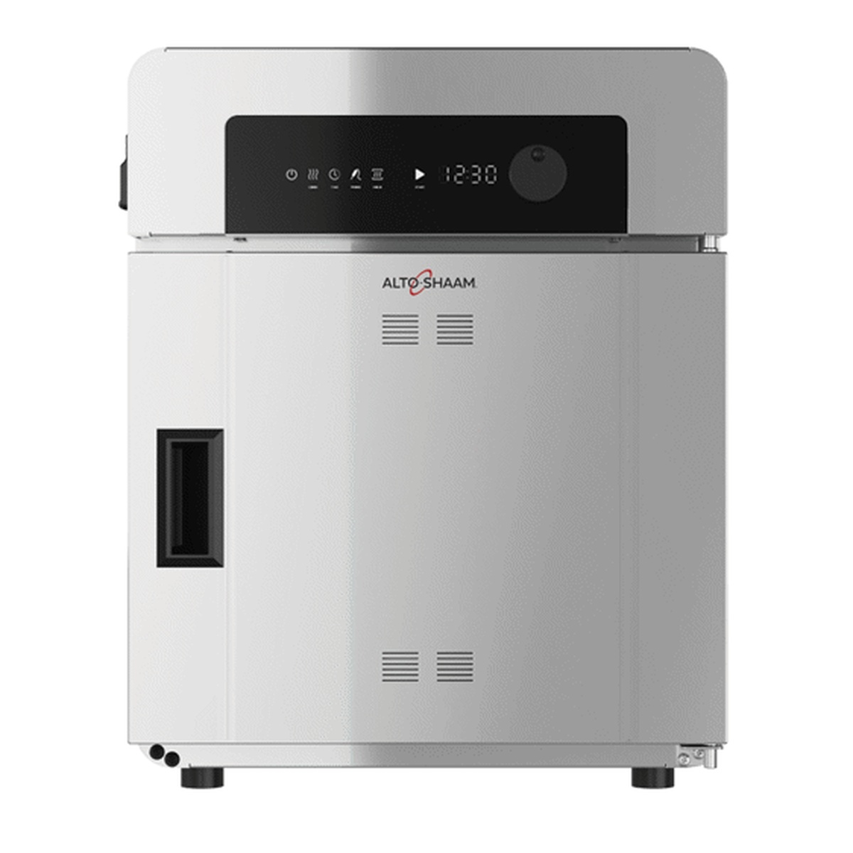 Alto-Shaam 300-TH Cook and Hold Oven front view, stainless steel with touch control panel