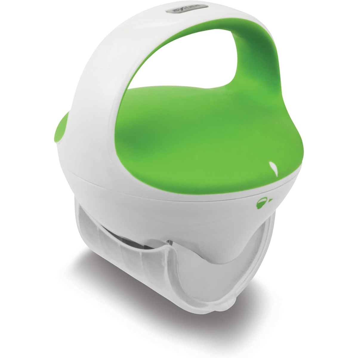 Zyliss FastCut Herb Mincer in white with green ergonomic soft-touch handle and transparent blade cover