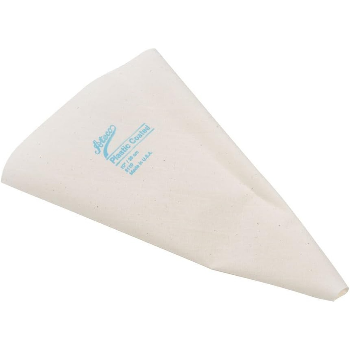 Ateco 3110 10-inch plastic coated canvas decorating bag in white