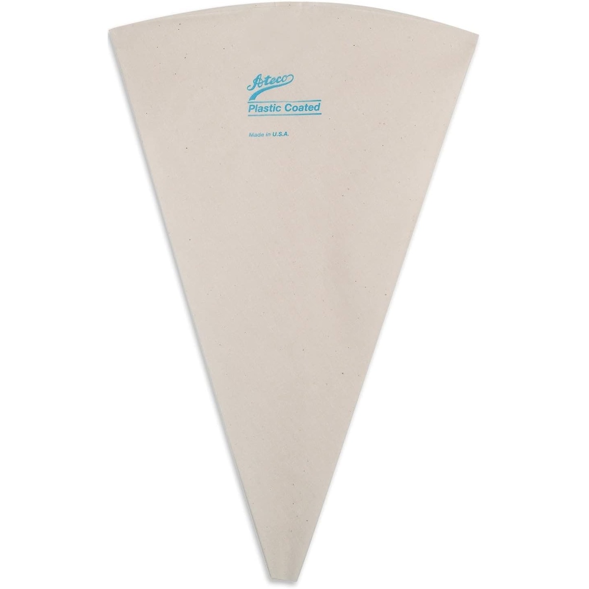 Ateco 3114 14-inch plastic coated canvas pastry bag, flat front view showing Ateco branding and Made in USA text