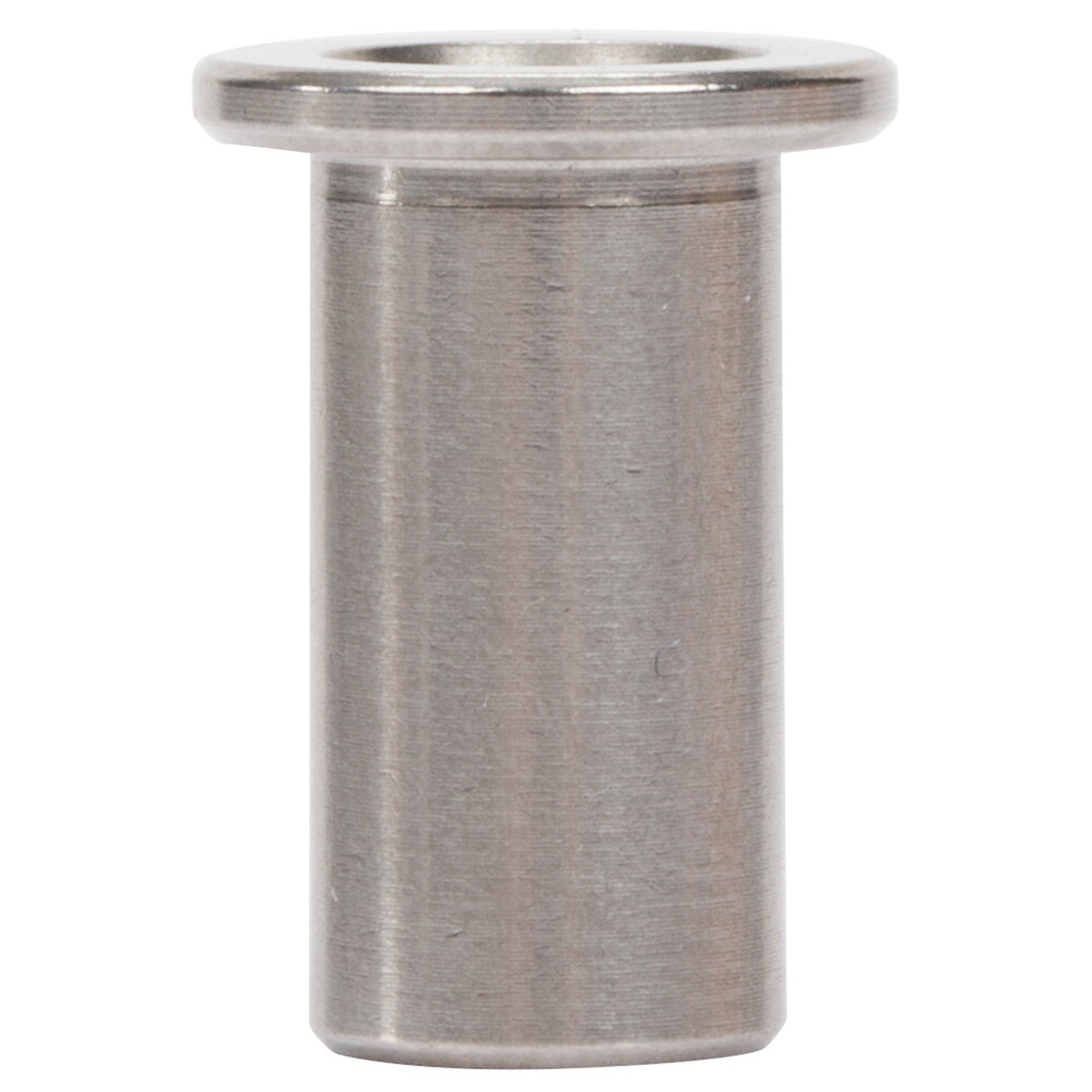 Grindmaster-Cecilware 3220 stainless steel bearing sleeve, side profile view