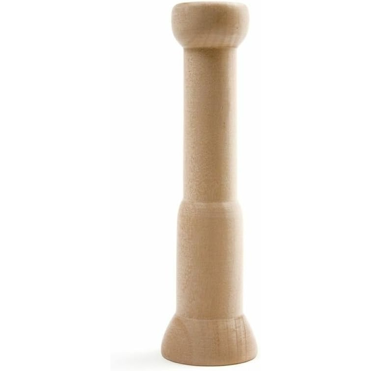Norpro 3253 wooden tart tamper showing dual-ended design on neutral background