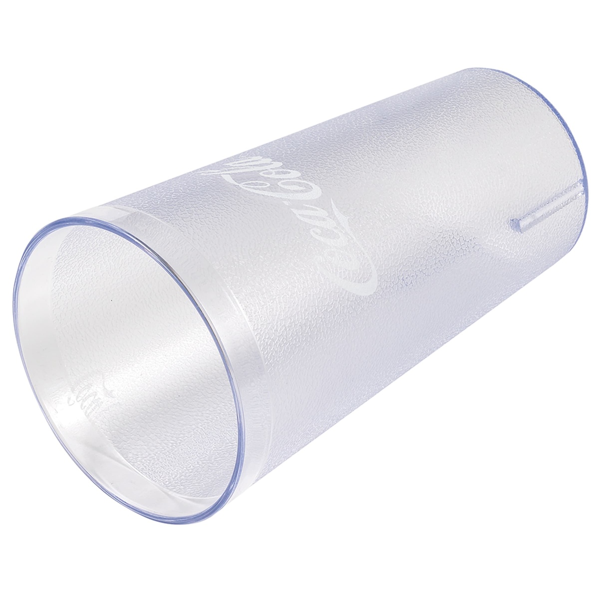 Cambro 32CC152 tumbler shown at an angle, interior view revealing smooth inner surface and Sani-Rim lip