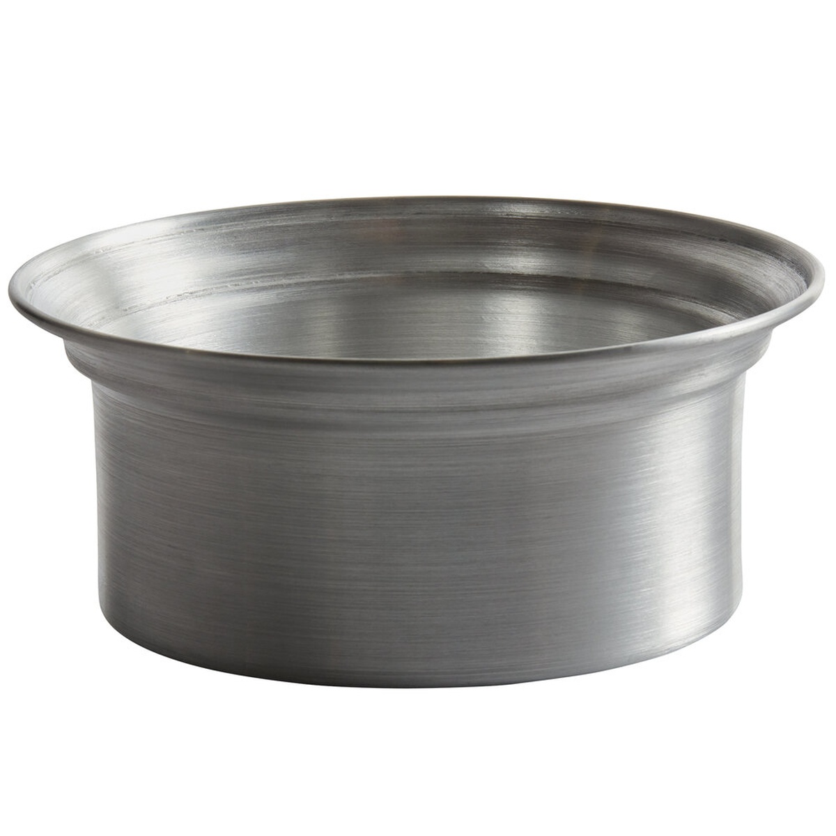Town 34640 11 3/4-inch round aluminum steamer pan with wide rim, silver brushed finish