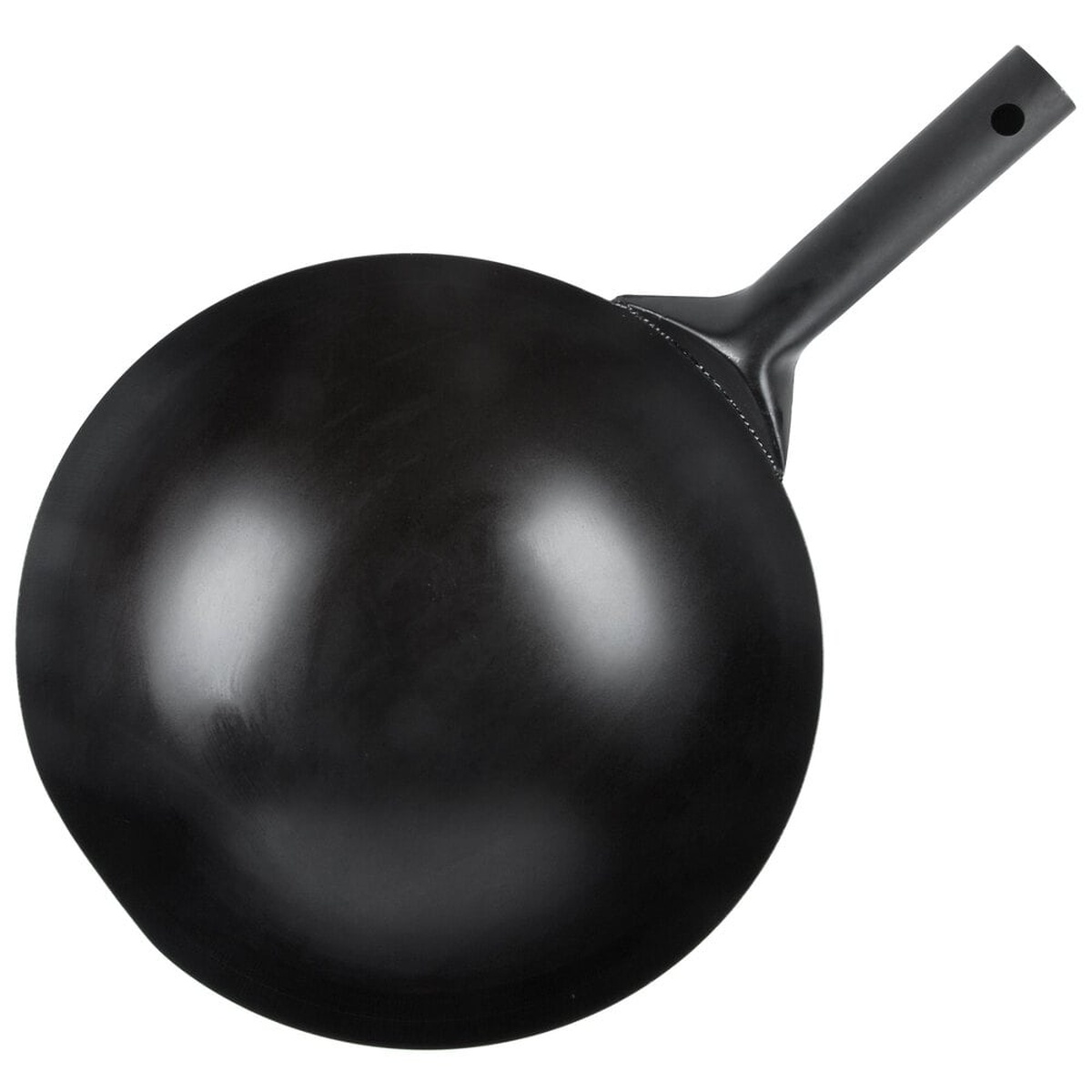 Town 34700 Mandarin wok viewed from above showing round bottom profile and handle