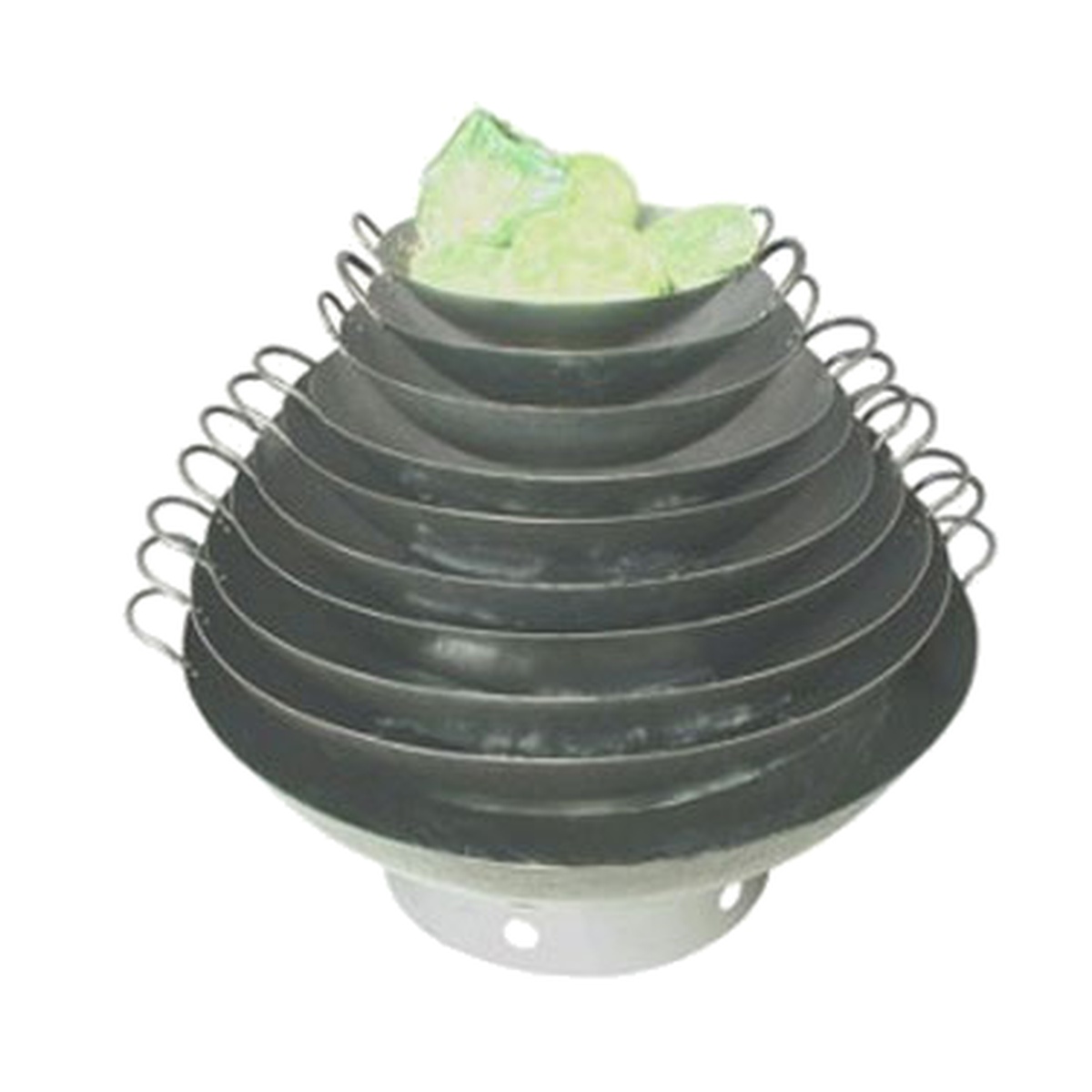 Town 34812 12-inch steel Cantonese woks stacked on a wok ring stand