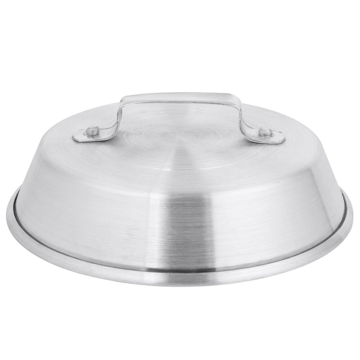Town 34910 10-inch aluminum wok cover with riveted handle, dome shape, silver finish