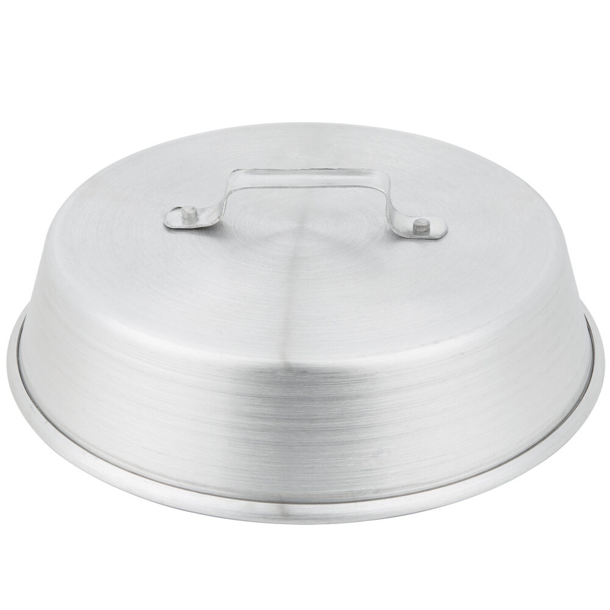Town 34913 13-inch aluminum wok cover with riveted handle, dome shape, silver finish