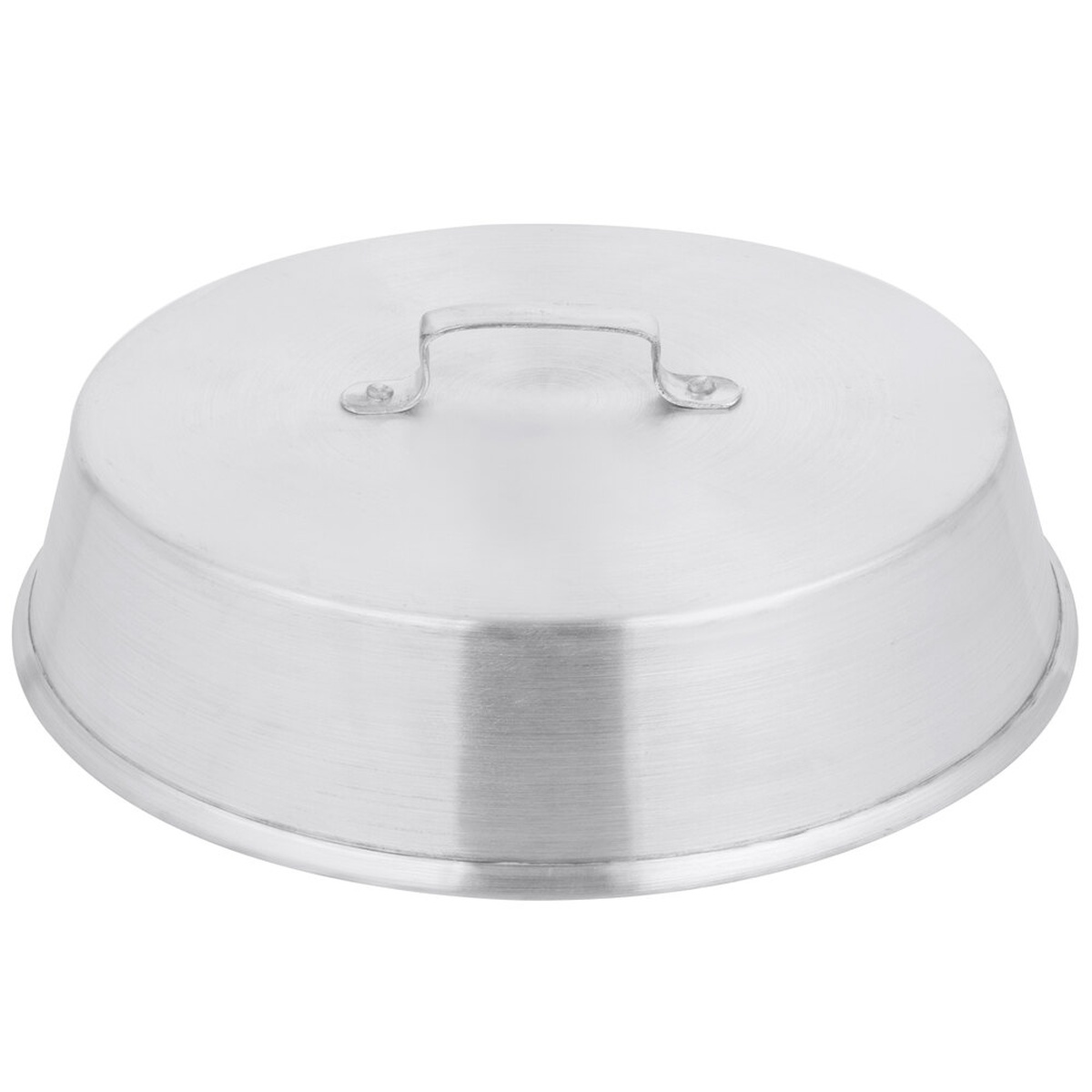 Town 34916 16-inch aluminum dome wok cover with riveted handle on white background