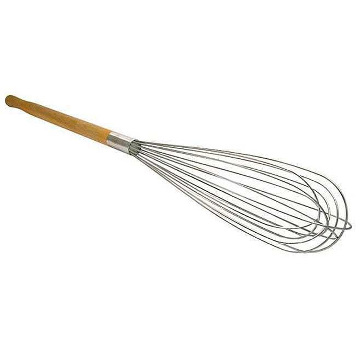 Best Manufacturers 36-SW French Whip with birch hardwood handle and stainless steel wire loops, 36 inches total length