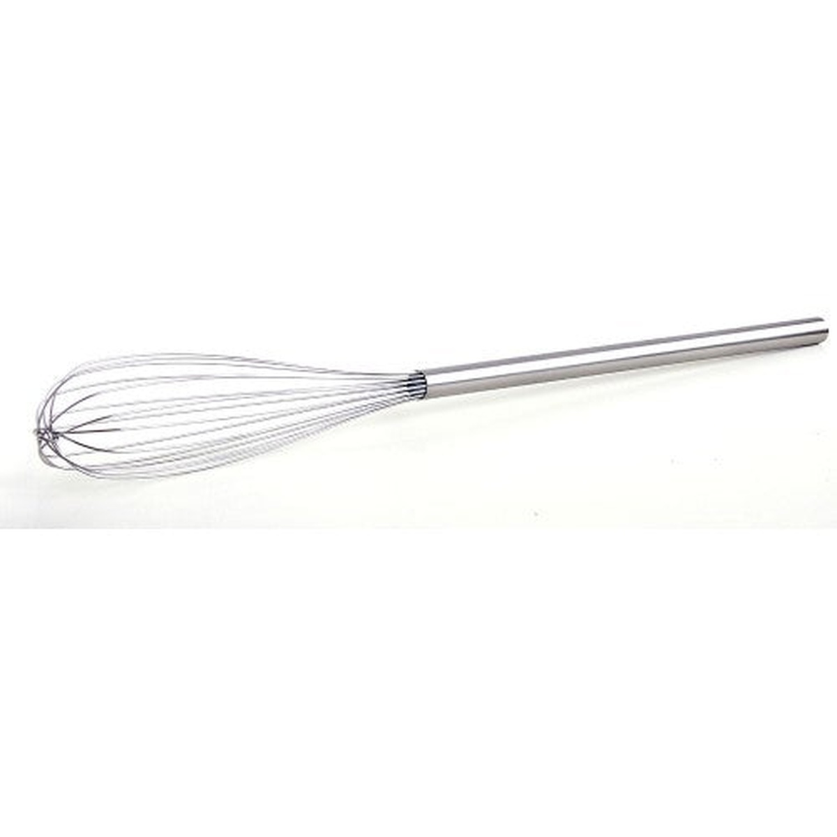 Best Mfg 3612 36-inch stainless steel French whip whisk on white background