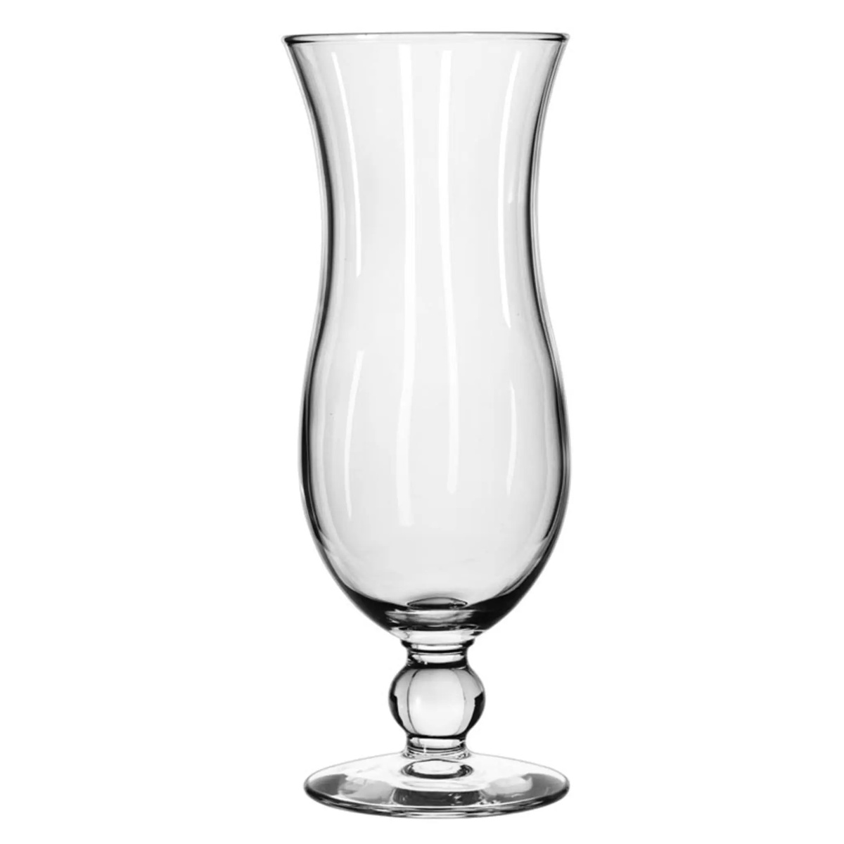 Libbey 3616 Squall Hurricane Glass, clear, 14.5 oz, with ball stem and footed base