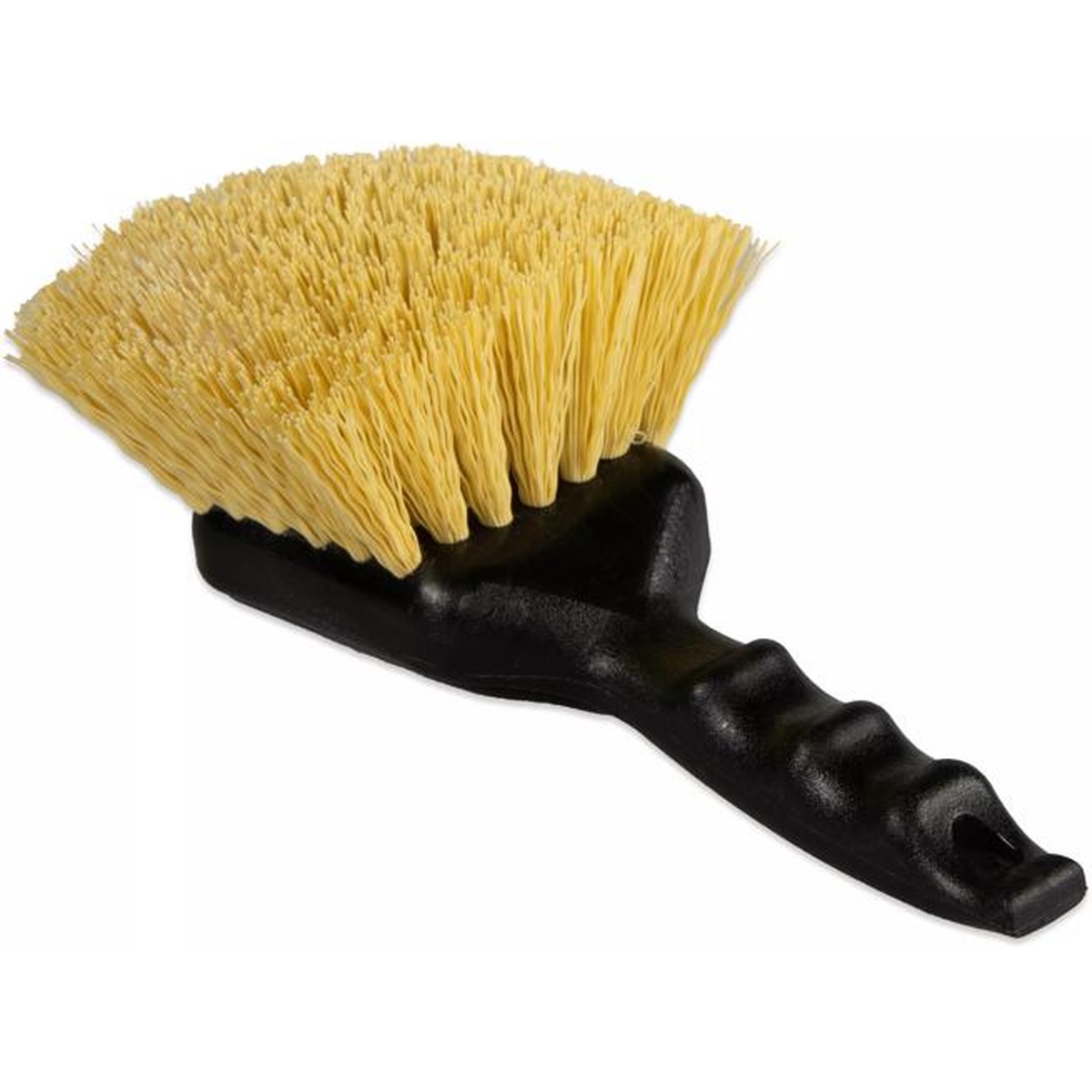 Sparta Utility Scrub Brush underside view highlighting textured ergonomic grip handle and bristle base attachment