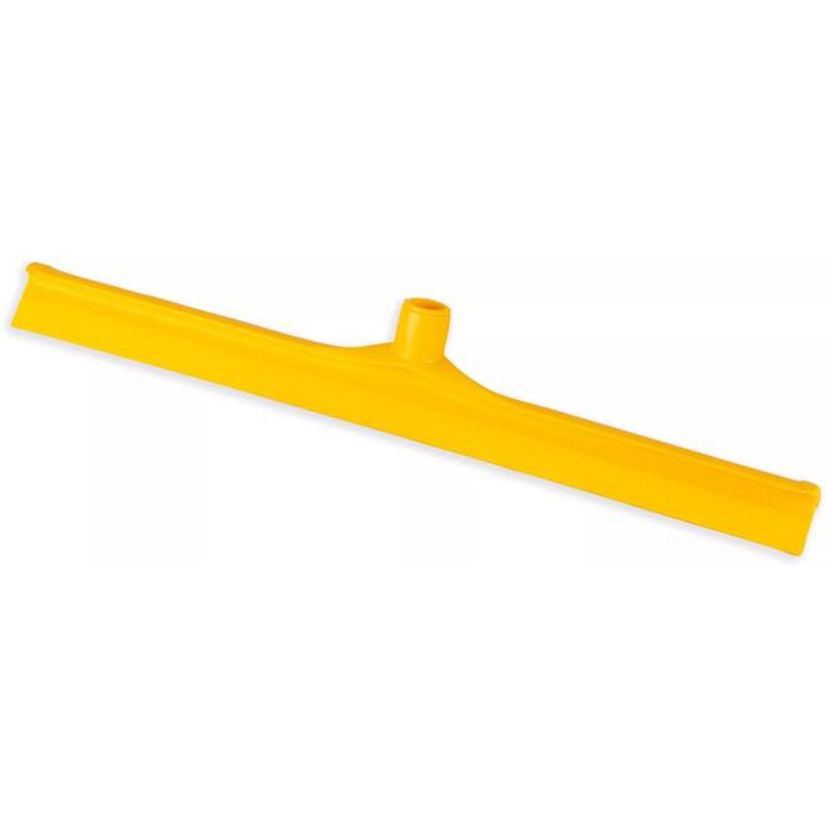 Sparta yellow floor squeegee head shown from front-facing perspective