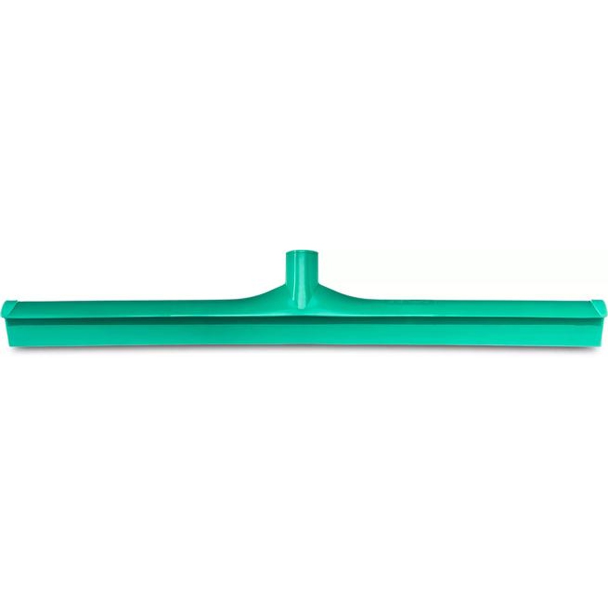 Sparta 24-inch green floor squeegee, straight-on front profile view