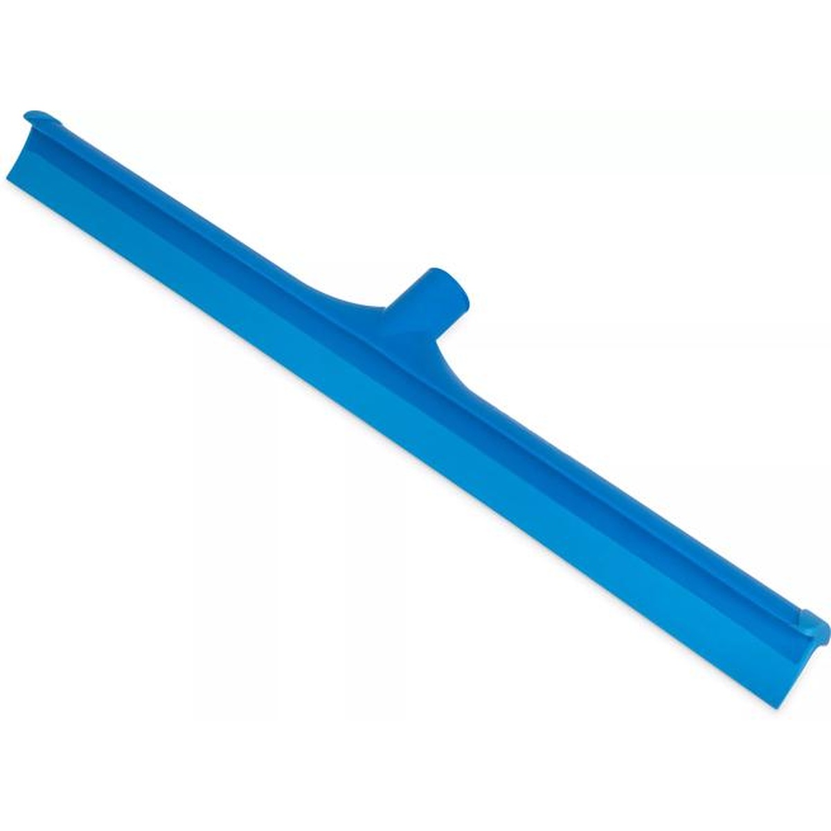 Sparta single blade blue floor squeegee 24 inch full angled view