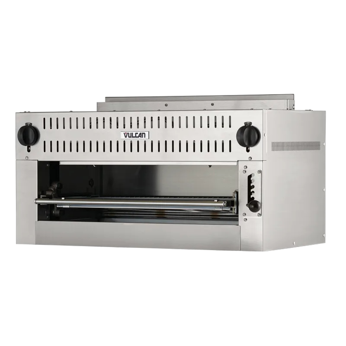 Front view of Vulcan 36IRB-N stainless steel infrared salamander broiler