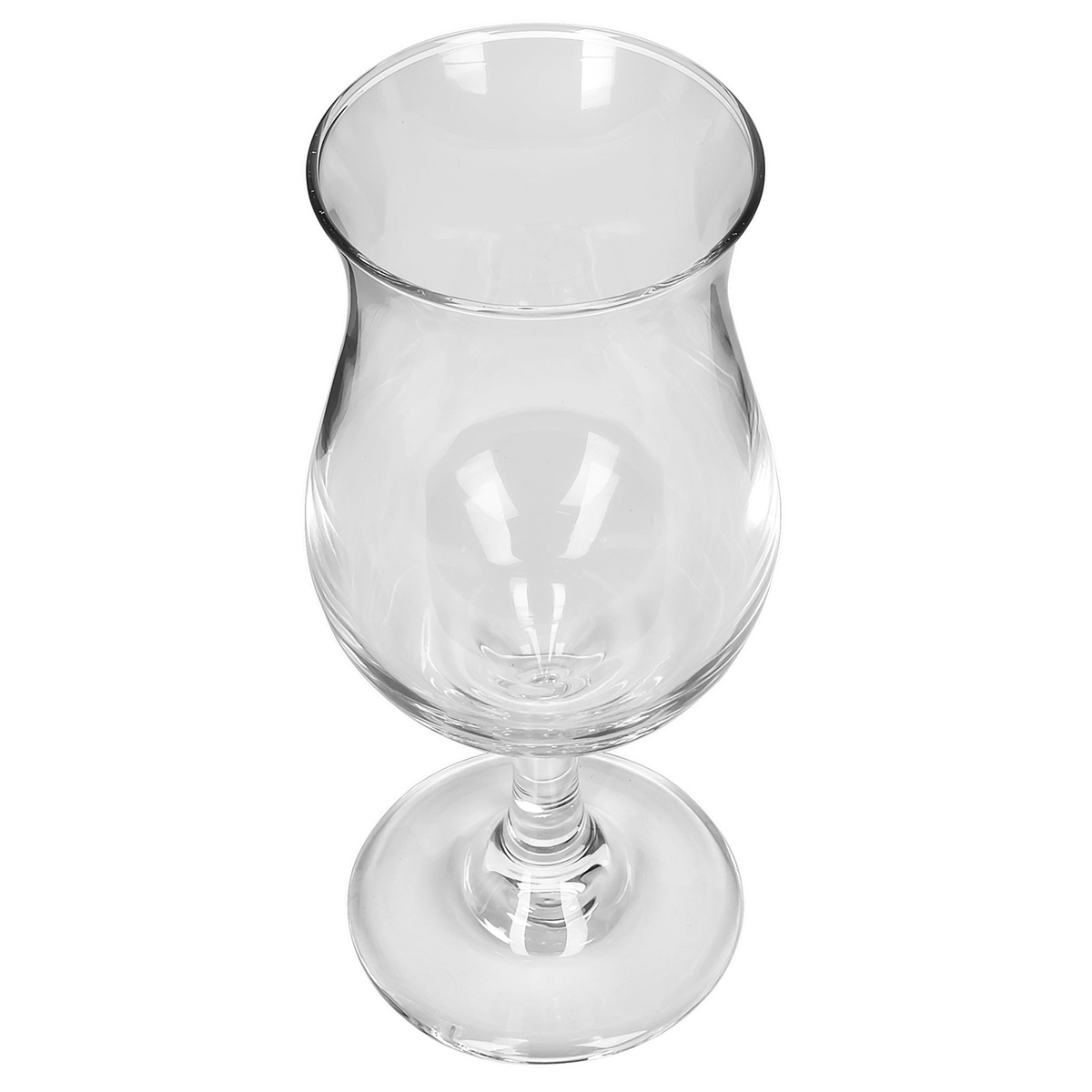 Libbey 3715 Embassy Royale Poco Grande glass viewed from above showing wide open rim