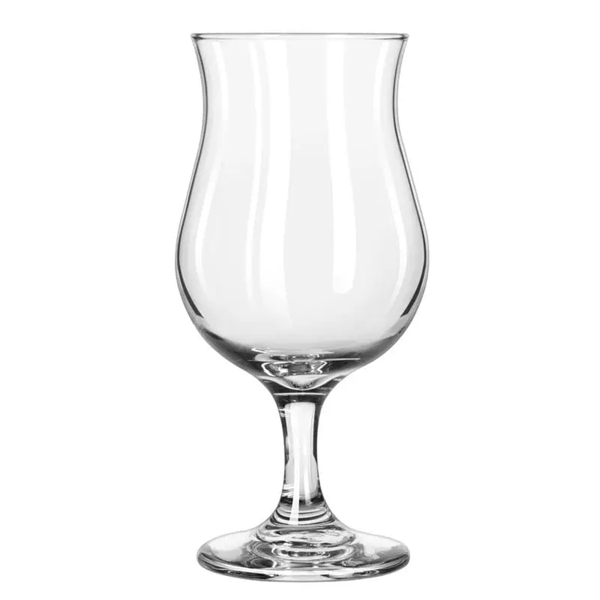Libbey 3717 Embassy Poco Grande 13.25 oz clear stemmed cocktail glass on white background