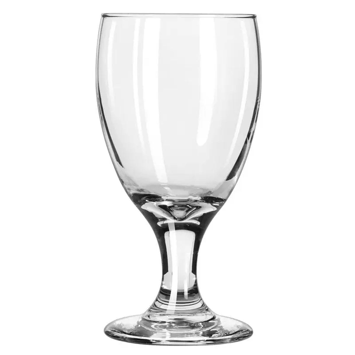 Libbey 3721 Embassy Banquet Goblet clear glass on white background