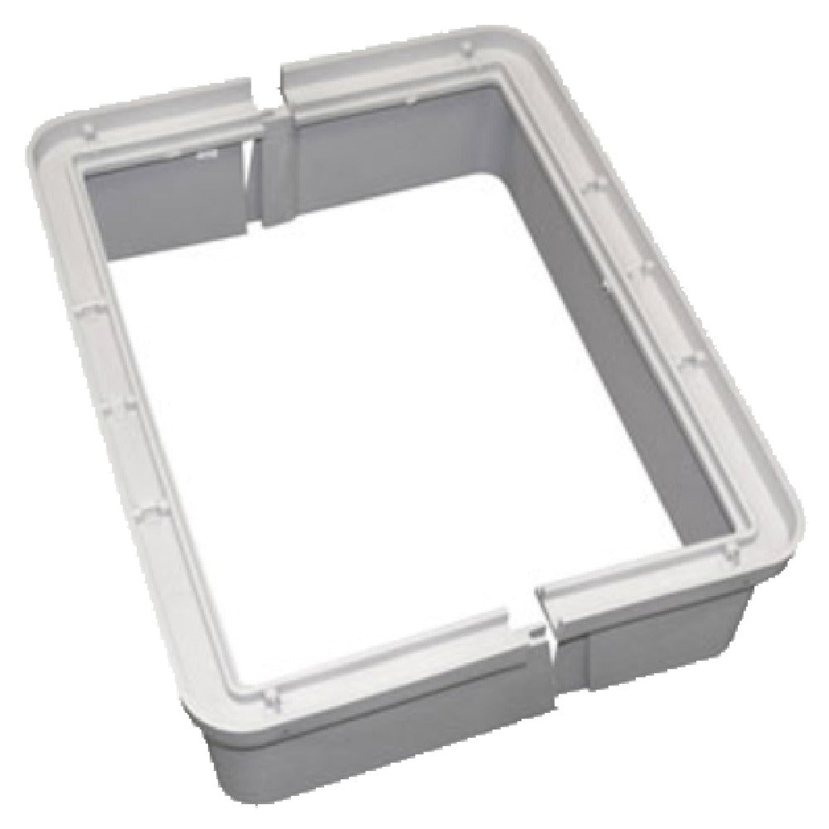 GSW USA 3920AX6 Endura Riser Extension Set grey rectangular stackable unit, 6 inches tall