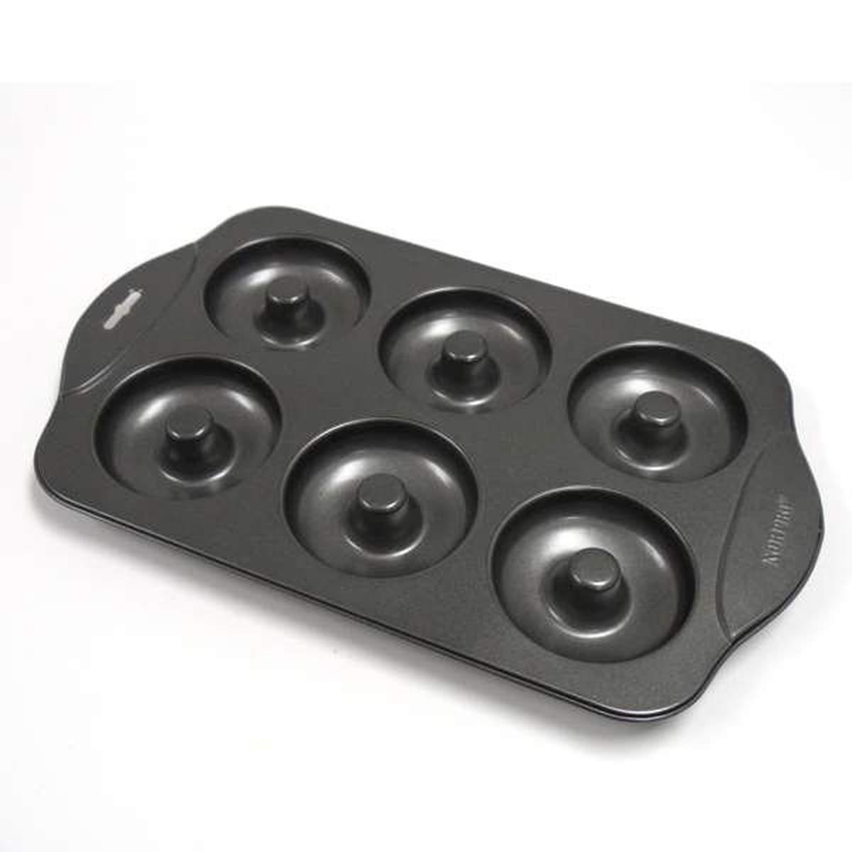 Norpro 3982 nonstick steel donut baking pan with 6 round cavities