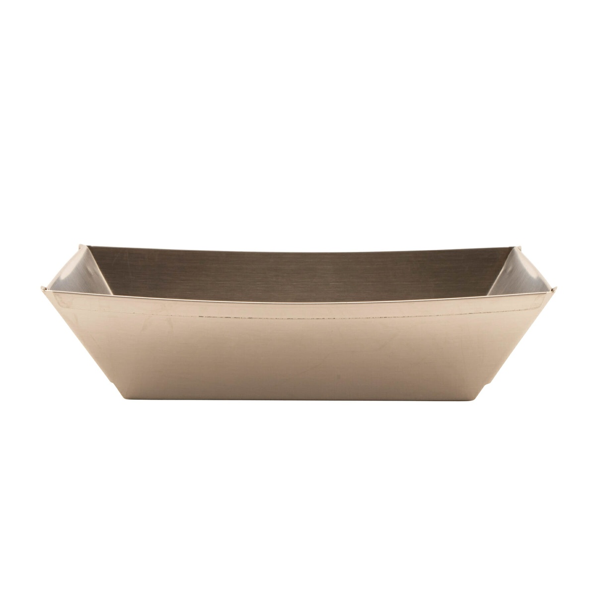 GET 4-80868 stainless steel boat tray side profile view