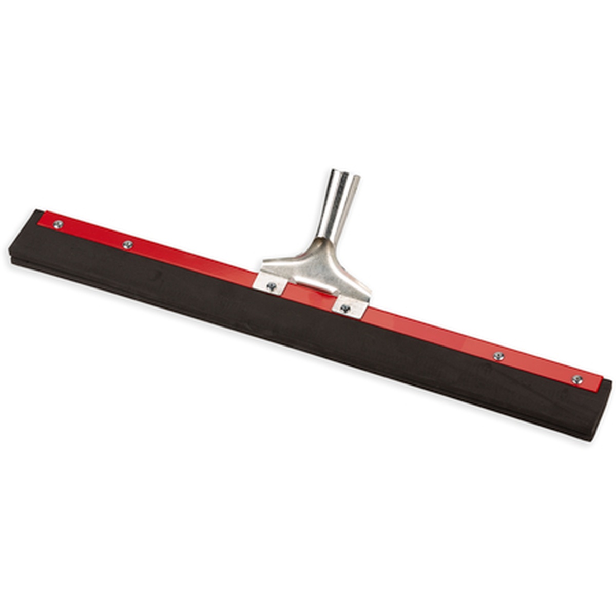 Carlisle 4008200 Sparta Double Foam Neoprene Floor Squeegee 24-inch straight blade with black foam rubber and red steel frame