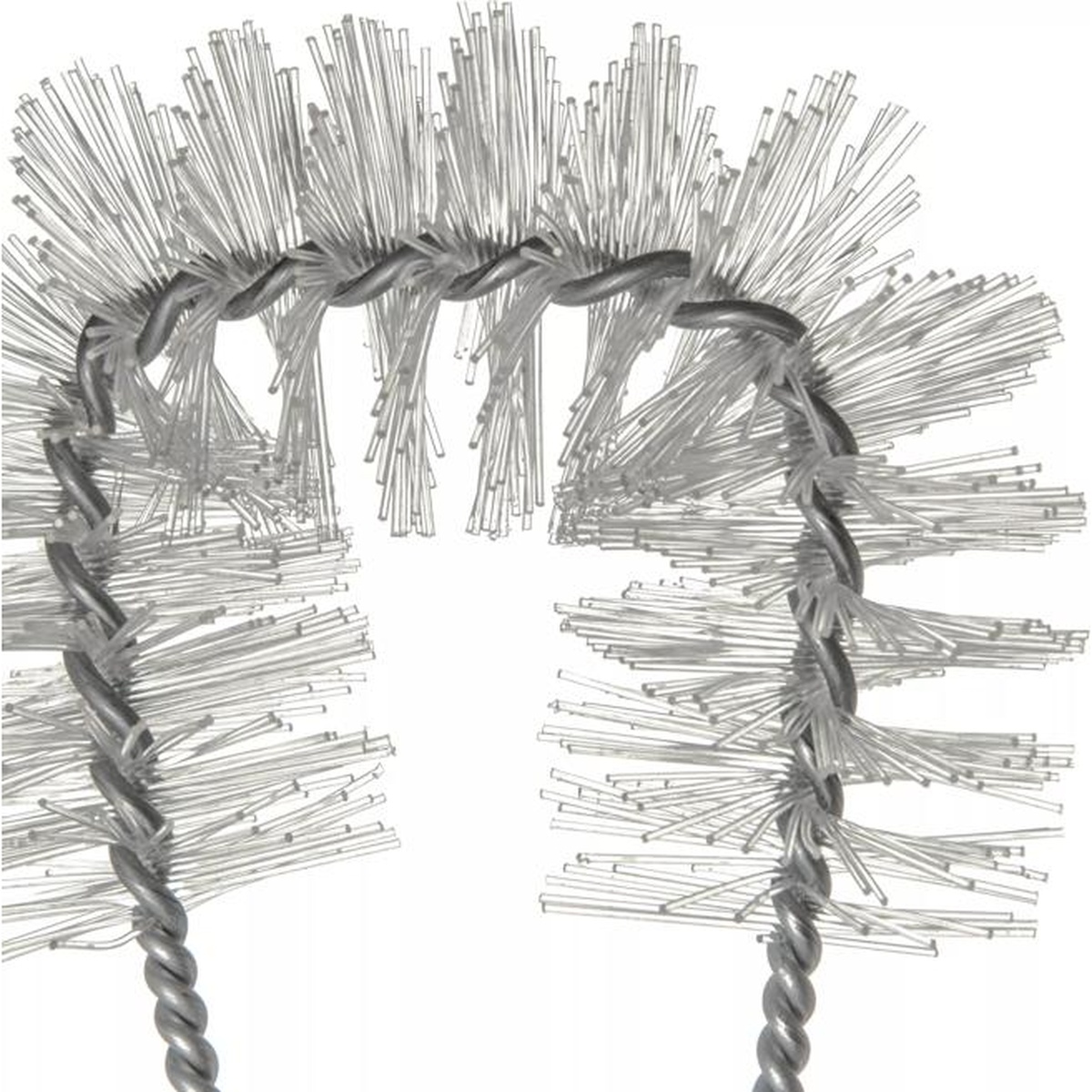 Close-up of looped brush head showing high heat plastic bristles on Sparta fryer brush