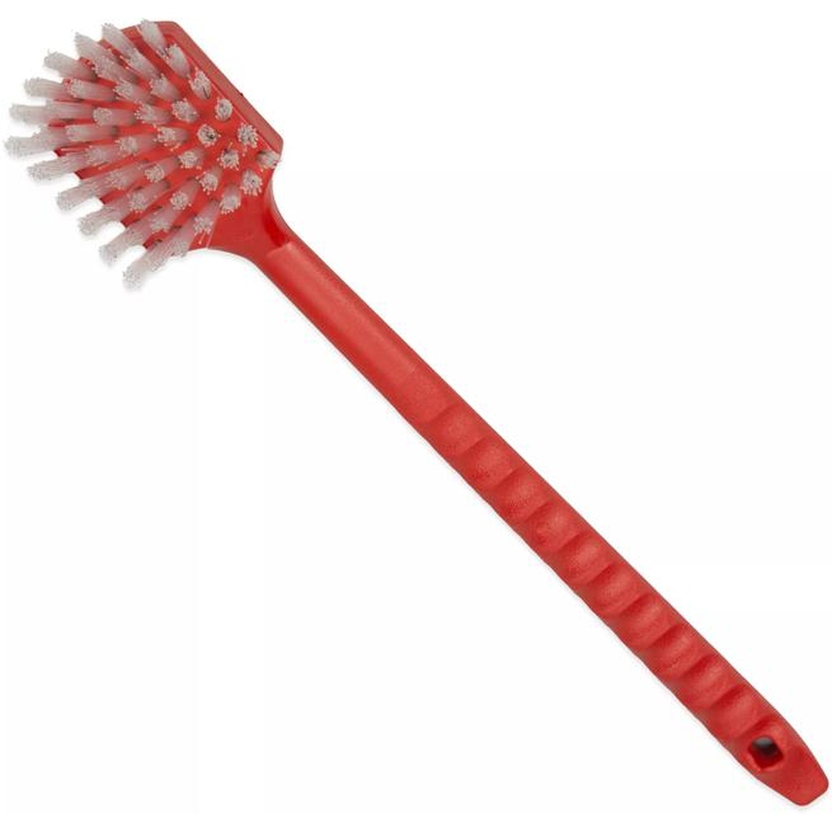Sparta Utility High Heat Brush 20-inch full view with red nylon handle and wide white bristle head