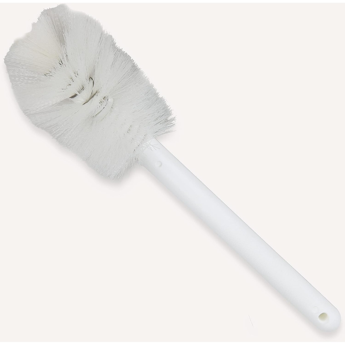 Carlisle Sparta bottle brush angled view showing plastic handle and full brush head profile