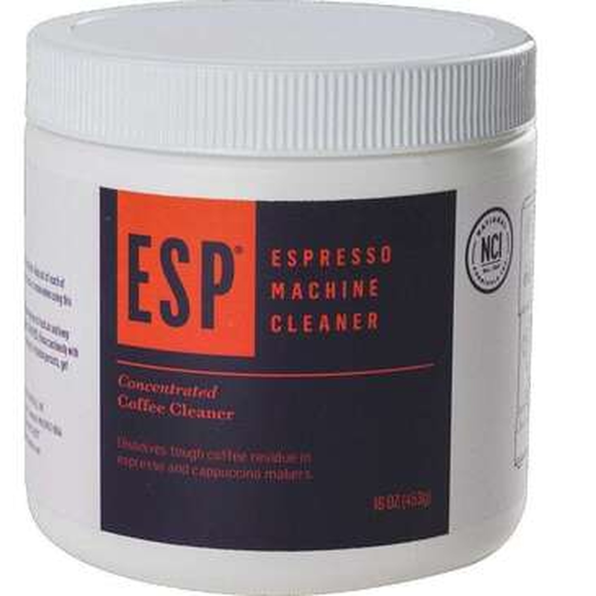 National Chemicals ESP Espresso Machine Cleaner 16 oz powder container