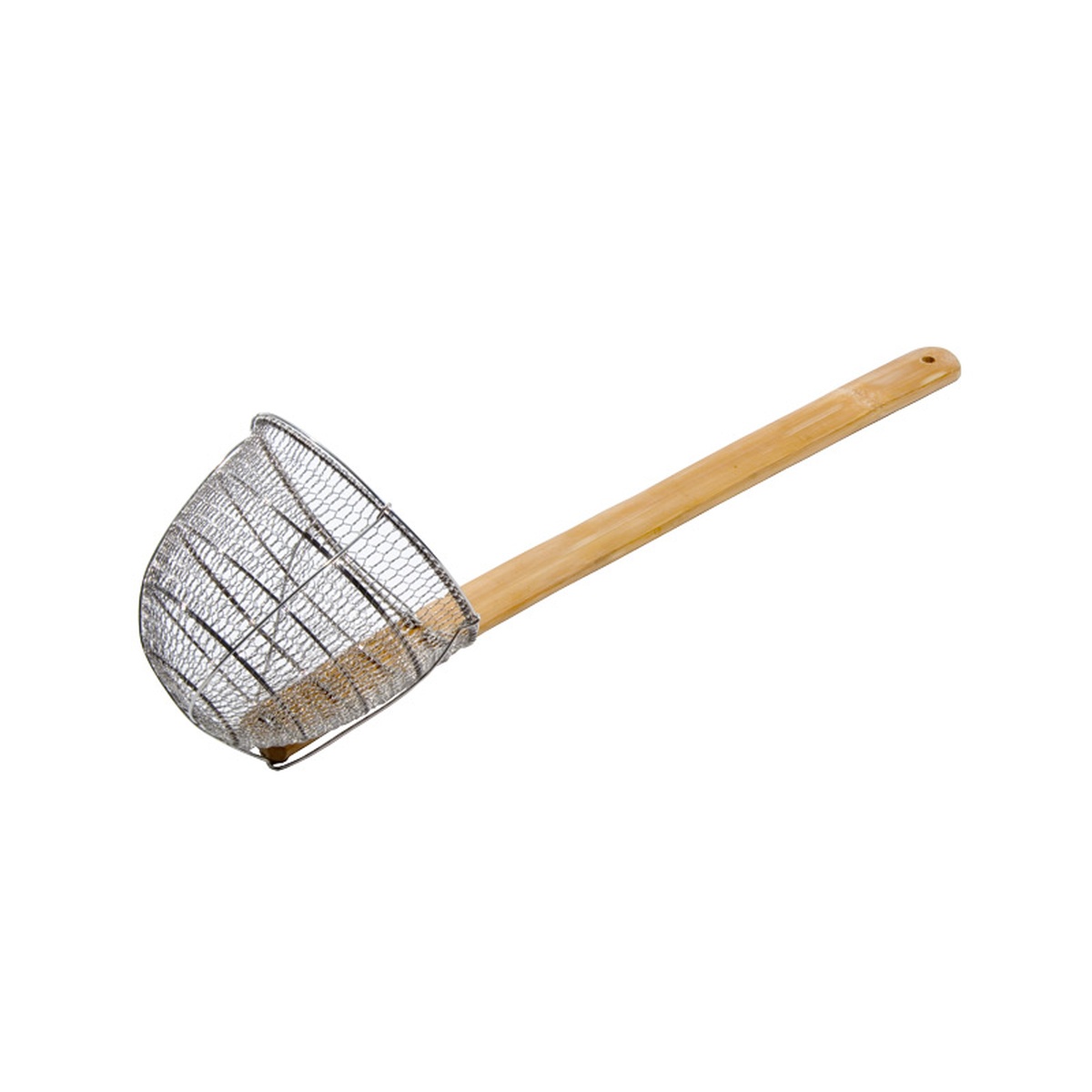 Town 42615 stainless steel wire mesh noodle skimmer with bamboo handle