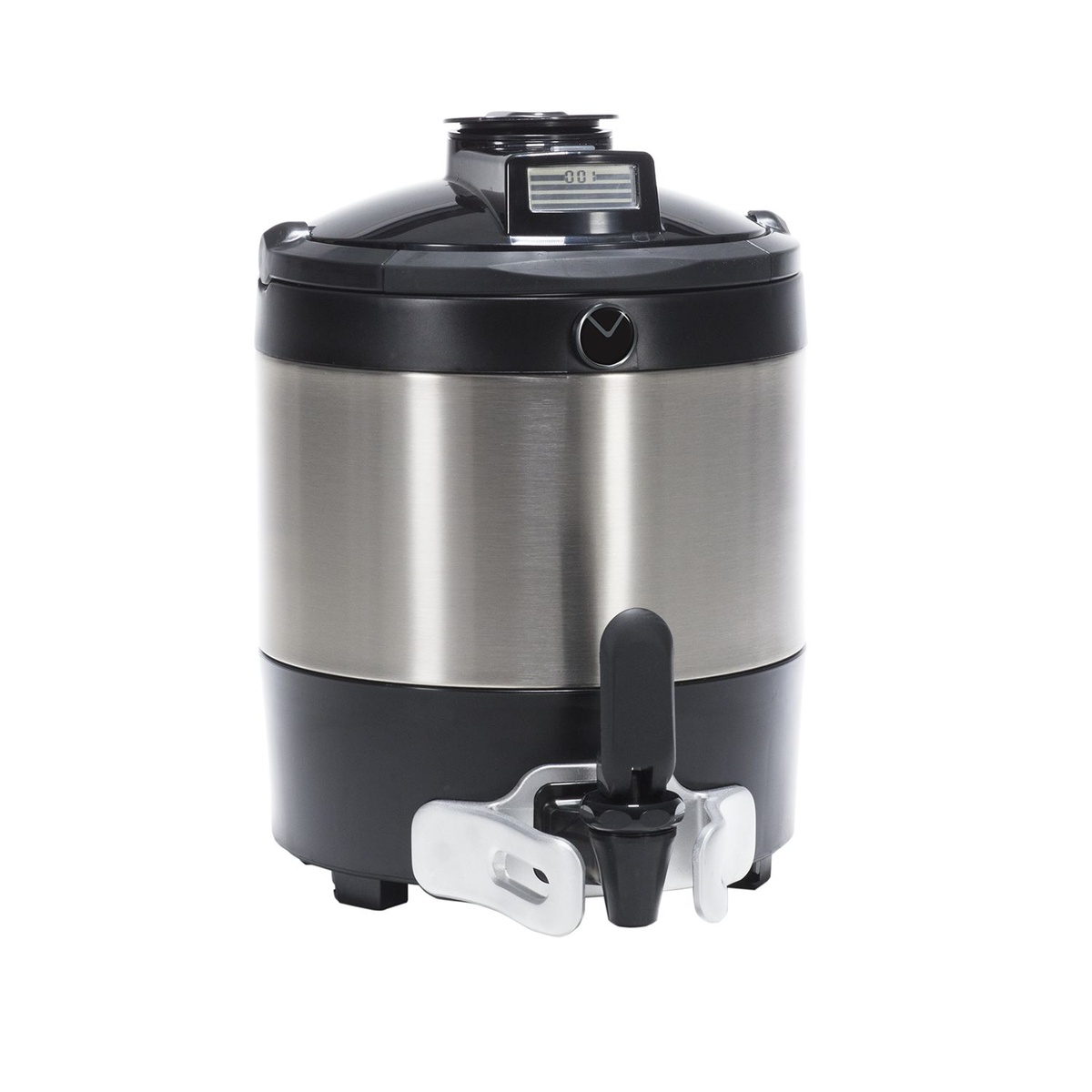 BUNN 42700.0250 1-gallon ThermoFresh stainless steel coffee server with digital sight gauge and fast-flow faucet