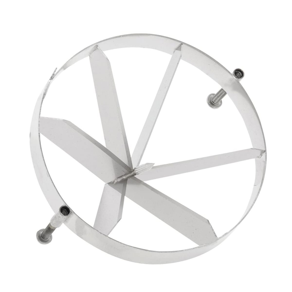 Nemco 428-6 six-wedge blade assembly with circular frame and mounting hardware