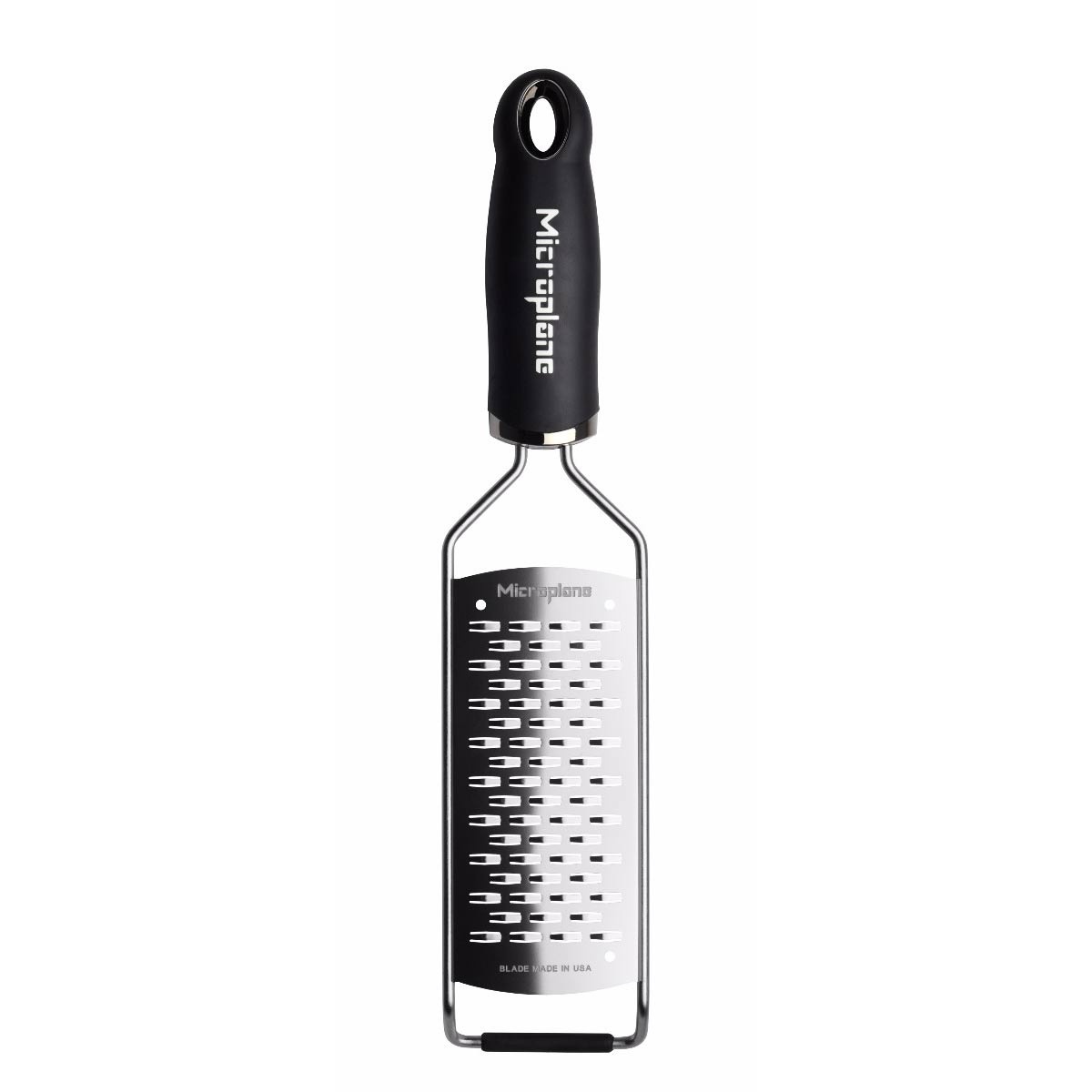 Microplane ribbon grater with black ergonomic handle