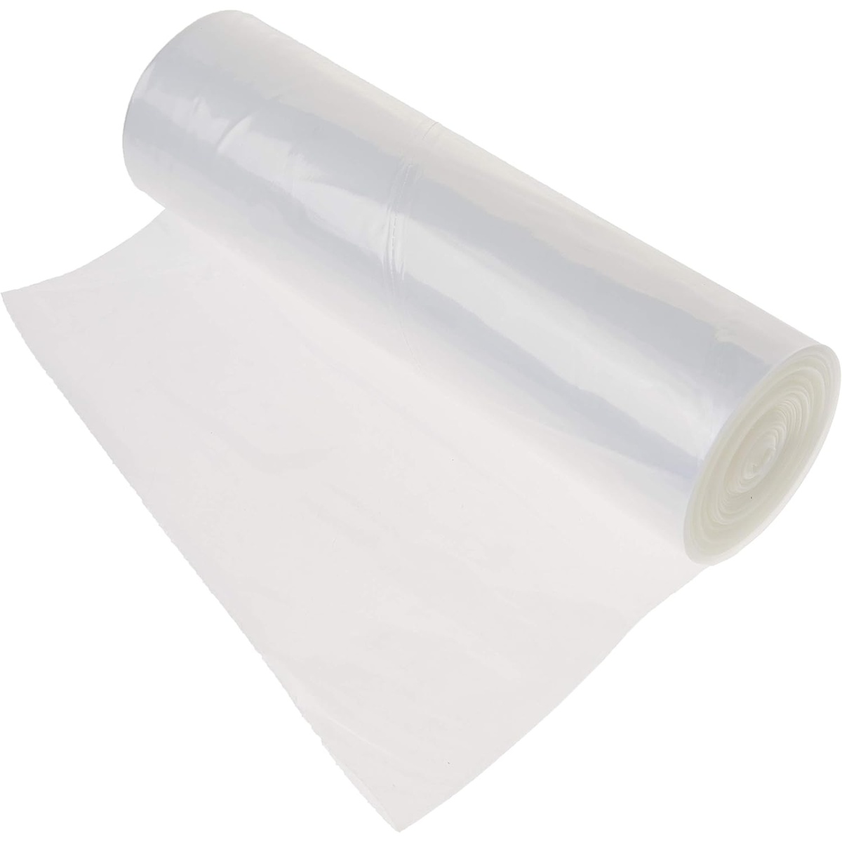 Ateco clear disposable pastry bags partially unrolled showing transparency and material quality