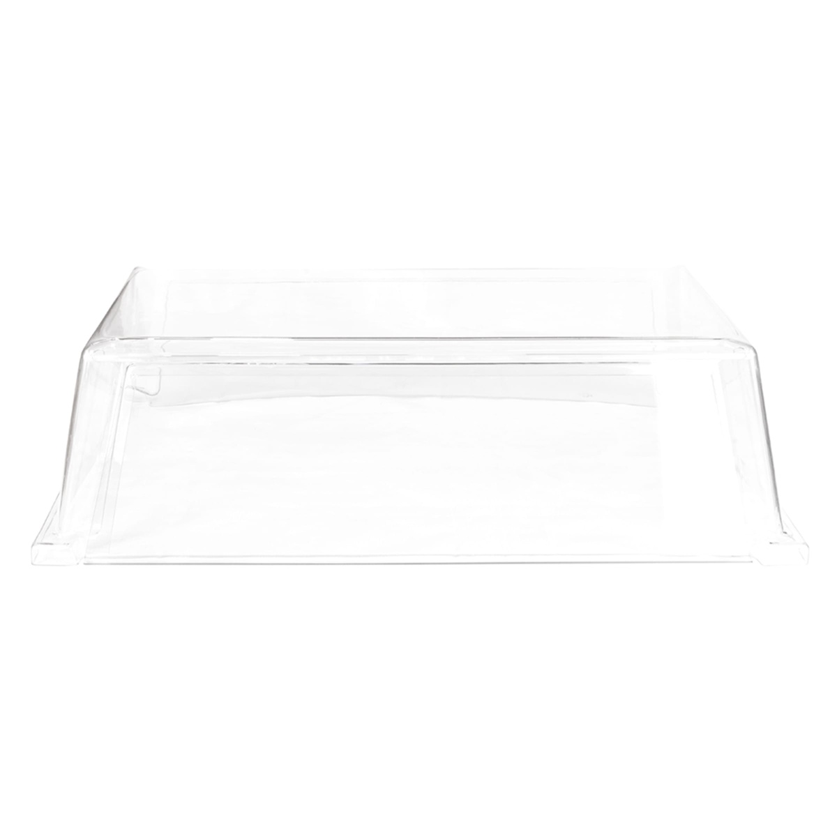 Star 50SG-1D sneeze guard viewed straight on from the front, showing full-width flat profile