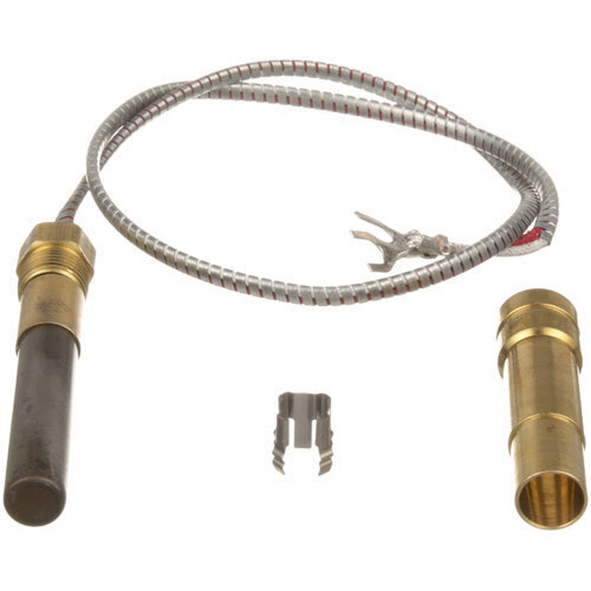 AllPoints 511344 thermopile with armored cable, brass fittings, and connector hardware