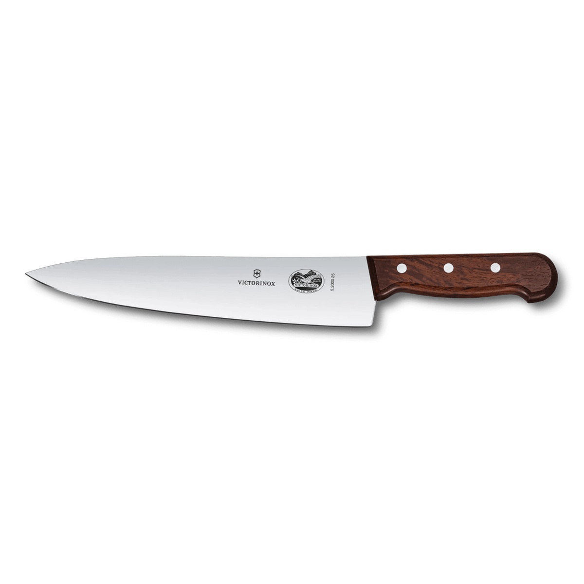 Victorinox Wood Chef's Knife 25cm with stainless steel blade and brown modified maple handle