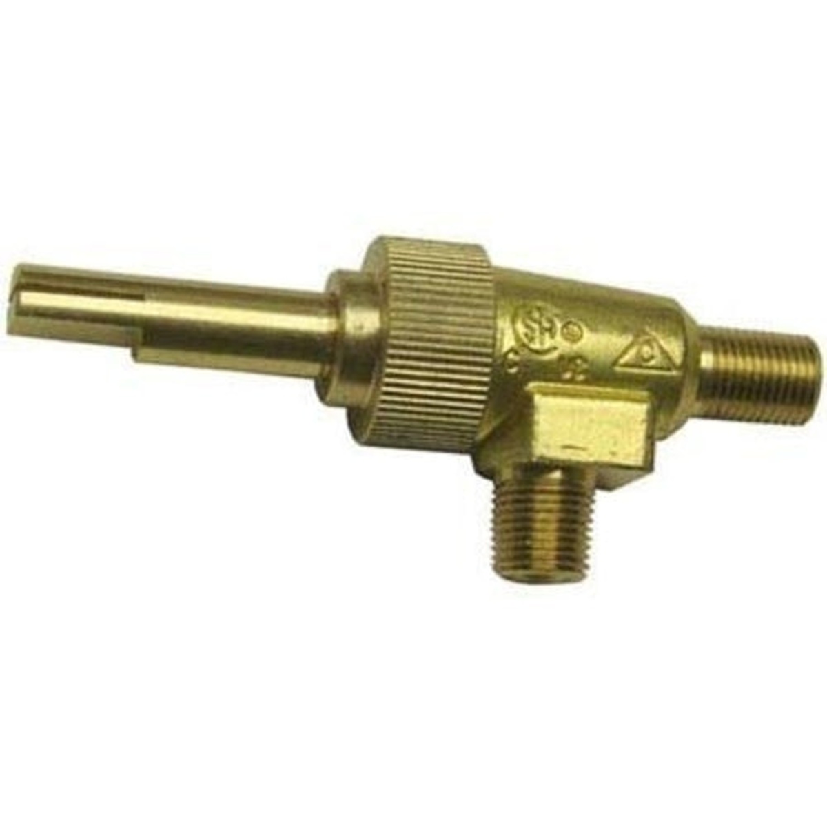 AllPoints 521077 brass burner valve with 1-1/4 inch stem and 1/8 inch NPT connection