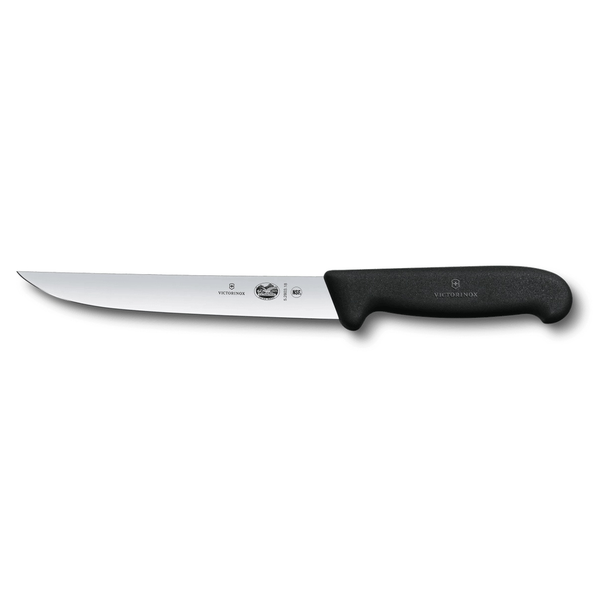Victorinox 5.2803.18B Fibrox fillet knife with 7-inch stainless steel blade and black textured handle